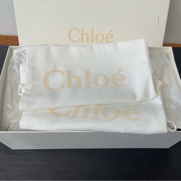 Chloe Marcie Slides in Eggshell size 35 - Picture 10 of 11